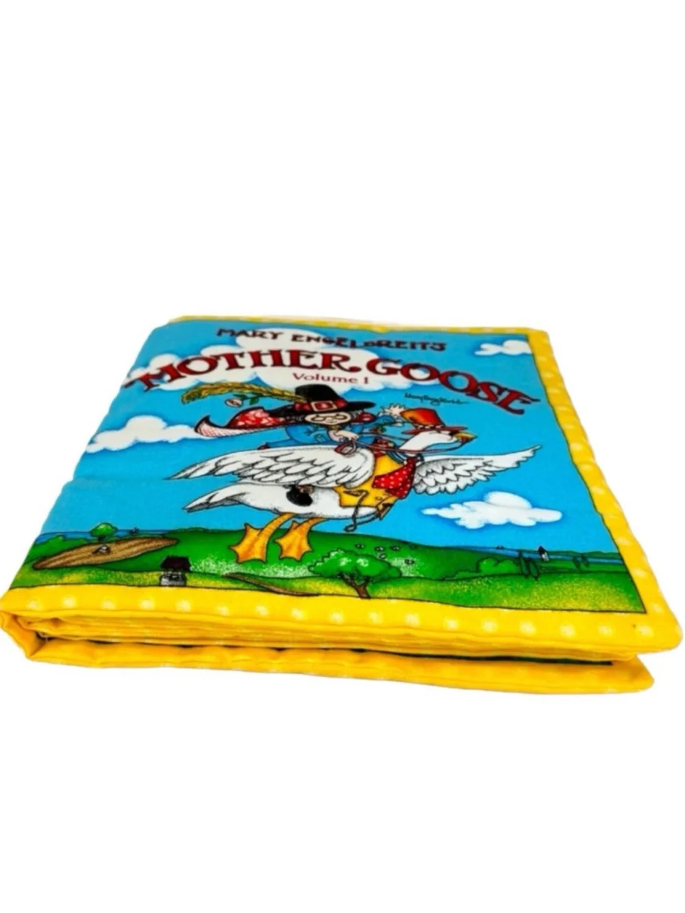 Mary Engelbreit Mother Goose Volume 1 Soft Fabric Cloth Book Baby Toddler